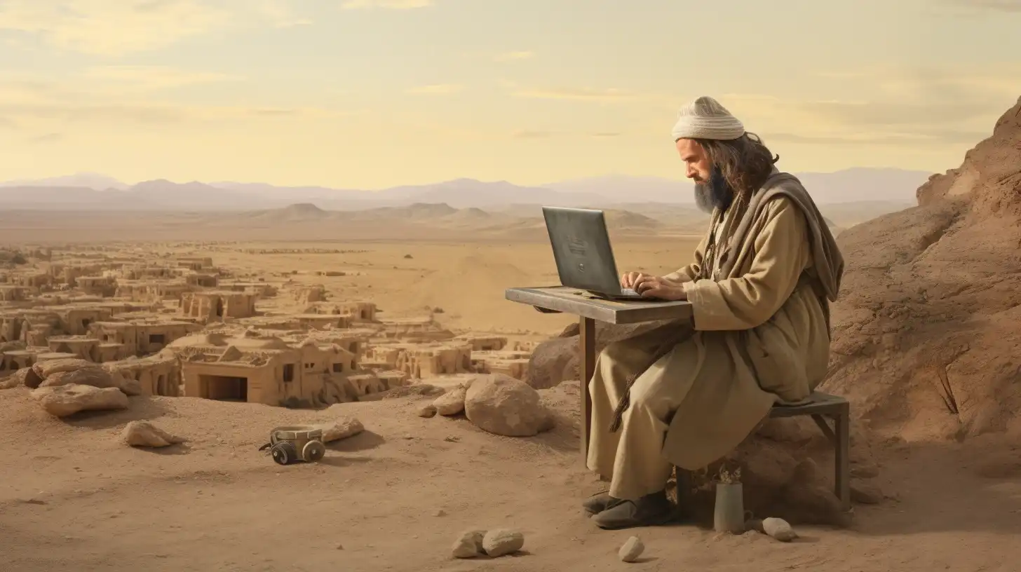Moses creating a website